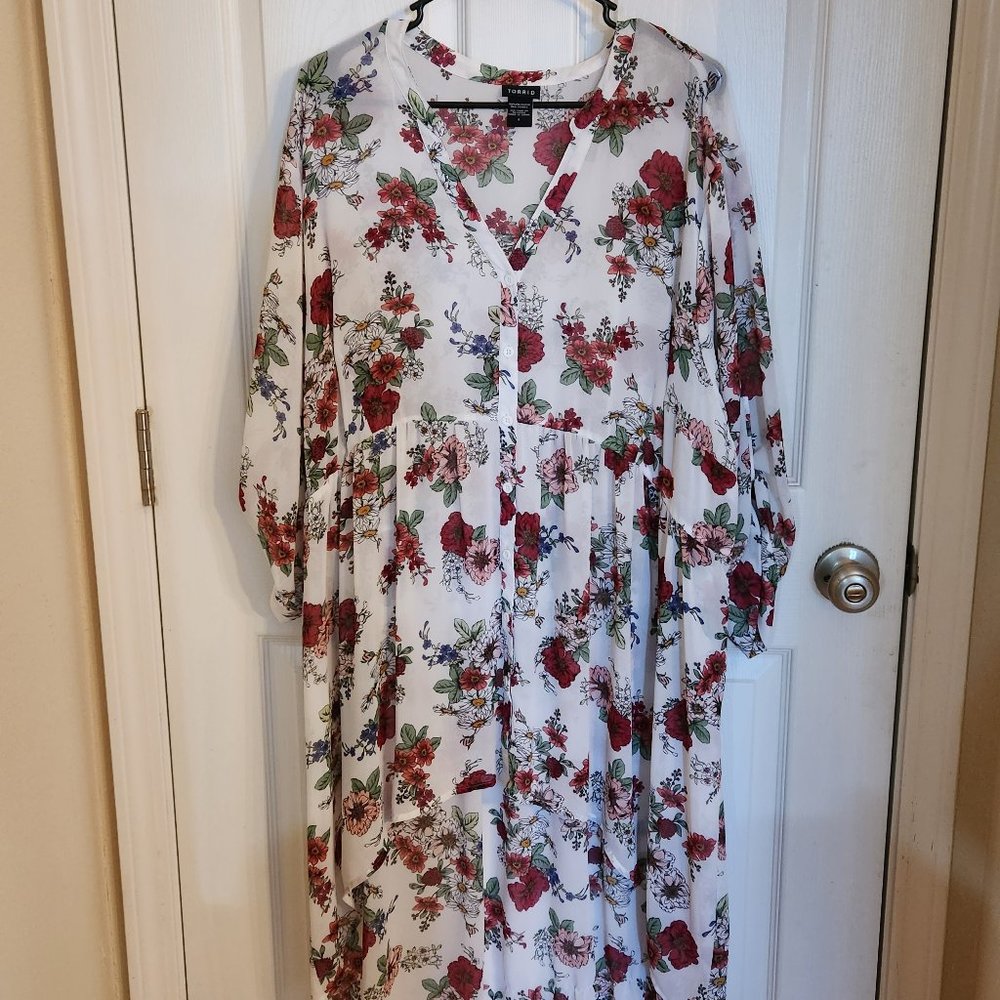 Torrid Floral Blouse